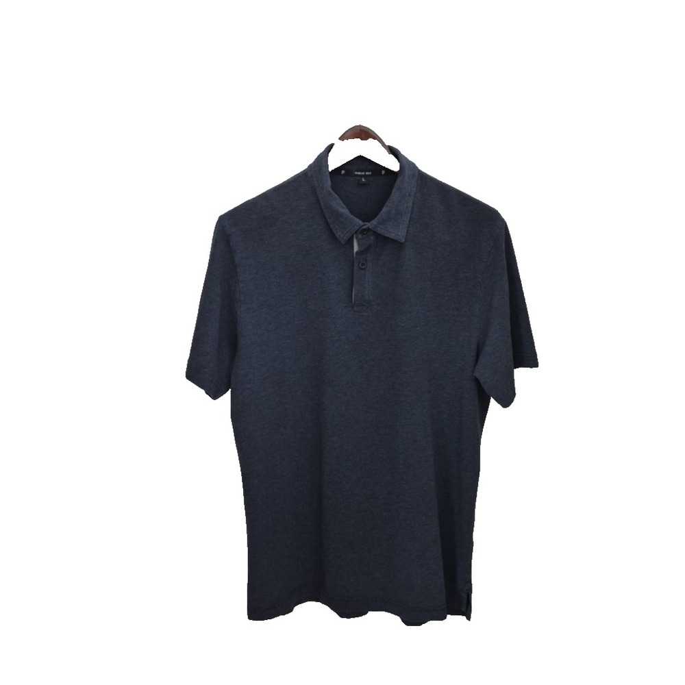 Public Rec Polo Mens‎ Large Navy Blue Short Sleeve Performance Shirt